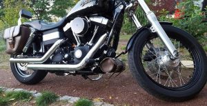 Sacoche Myleatherbikes Harley Dyna Street Bob_90